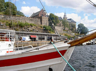 Oslo Schloss und die Burg Akershus