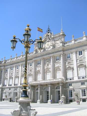 Der knigliche Palast in Madrid