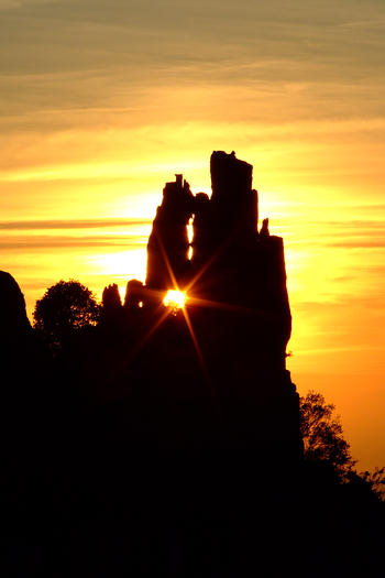 Sonnenuntergang in der Calanche