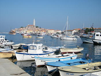 Kroatien: Hafen von Rovinj