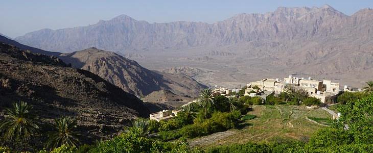 Bergoase im Oman