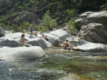 Baden im Gardon bei Anduze